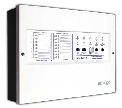 MAXLOGIC 16 BÖLGELİ YANGIN ALARM SANTRALİ