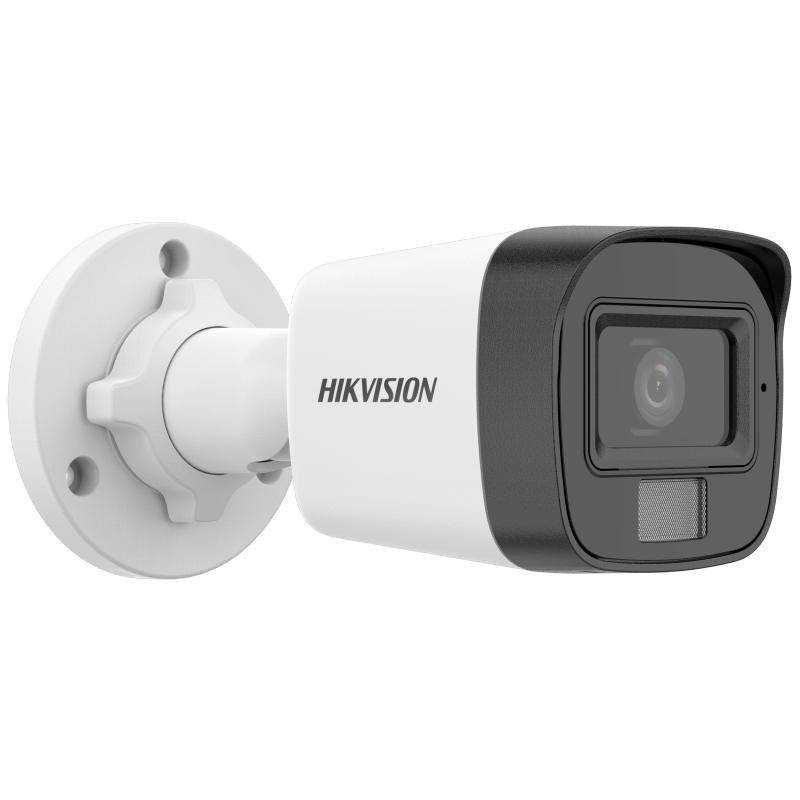 Hikvision 2mp 2.8mm Lens 20 Metre Smart Hybrid Light İnsan Algılama Dahili Mikrofon Ip Bullet Kamera