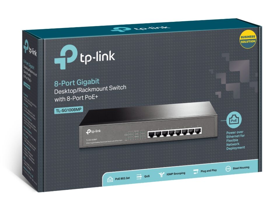 8 PORT POE GİGABİT SWİTCH