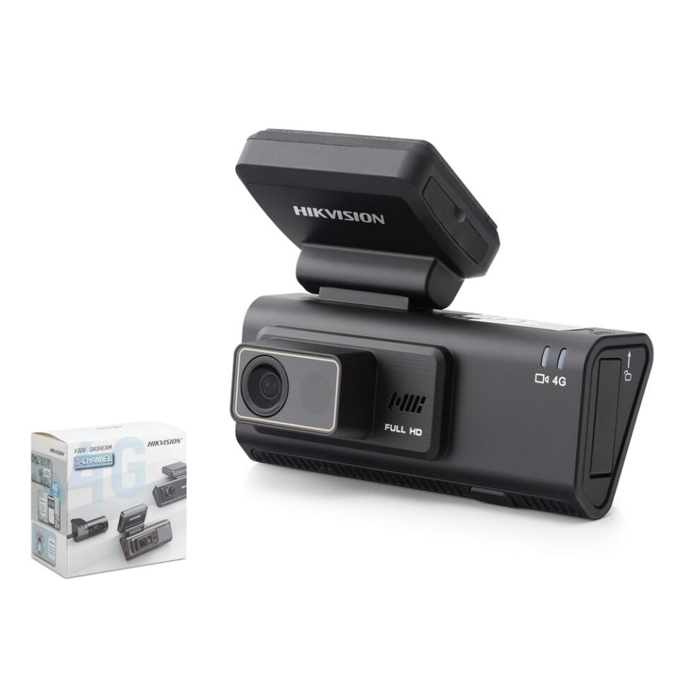 HVN AE-DC2032-V300 4G Sim Kart Destekli HD Üç Kameralı Araç İçi Kamera, G-Sensor ve Wi-Fi Araç Kameraları
