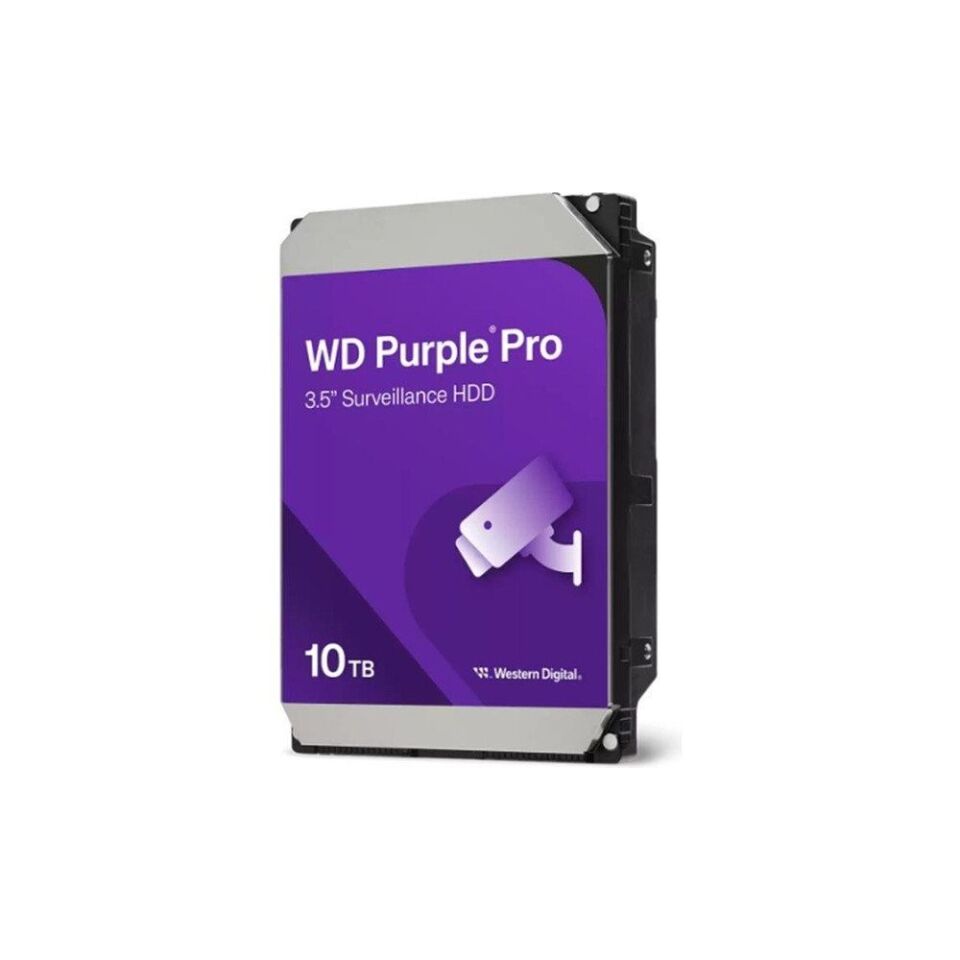 WD 10TB PURPLE WD102PURP 3,5 256MB, 7200 RPM, 7/24 GÜVENLİK HDD