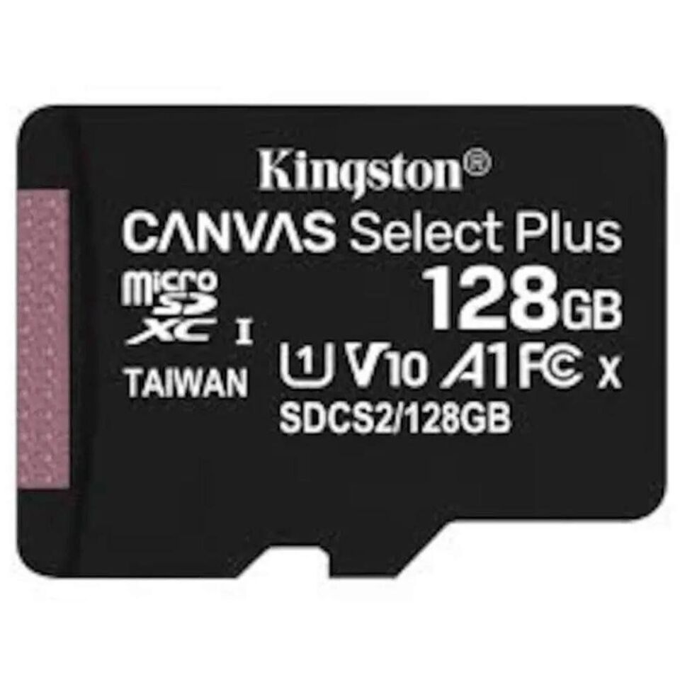 128 GB KINGSTON CANVAS SELECT PLUS MICRO SD CARD CL10SDCS2/128GB