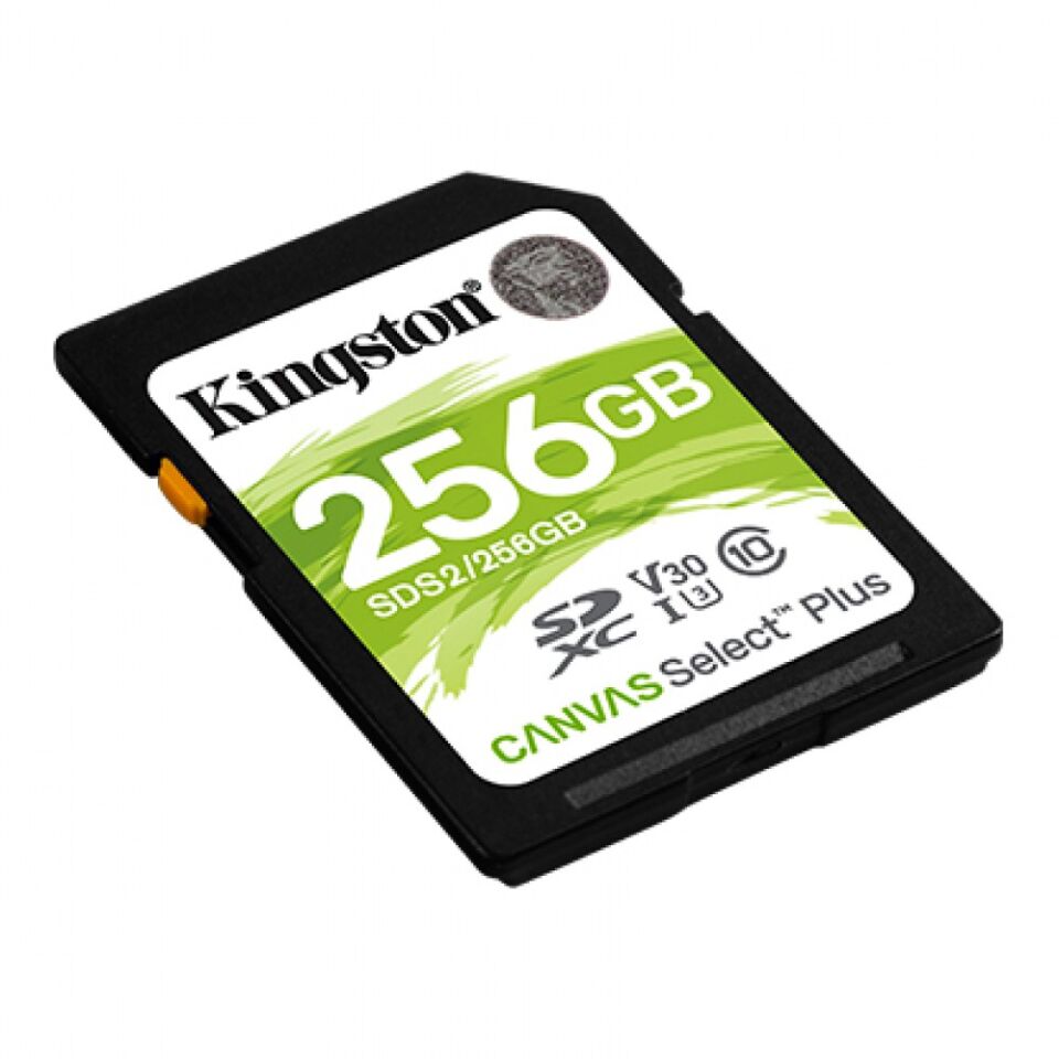 256 GB KINGSTON CANVAS SELECT PLUS MICRO SD CARD CL10SDCS3/256GB