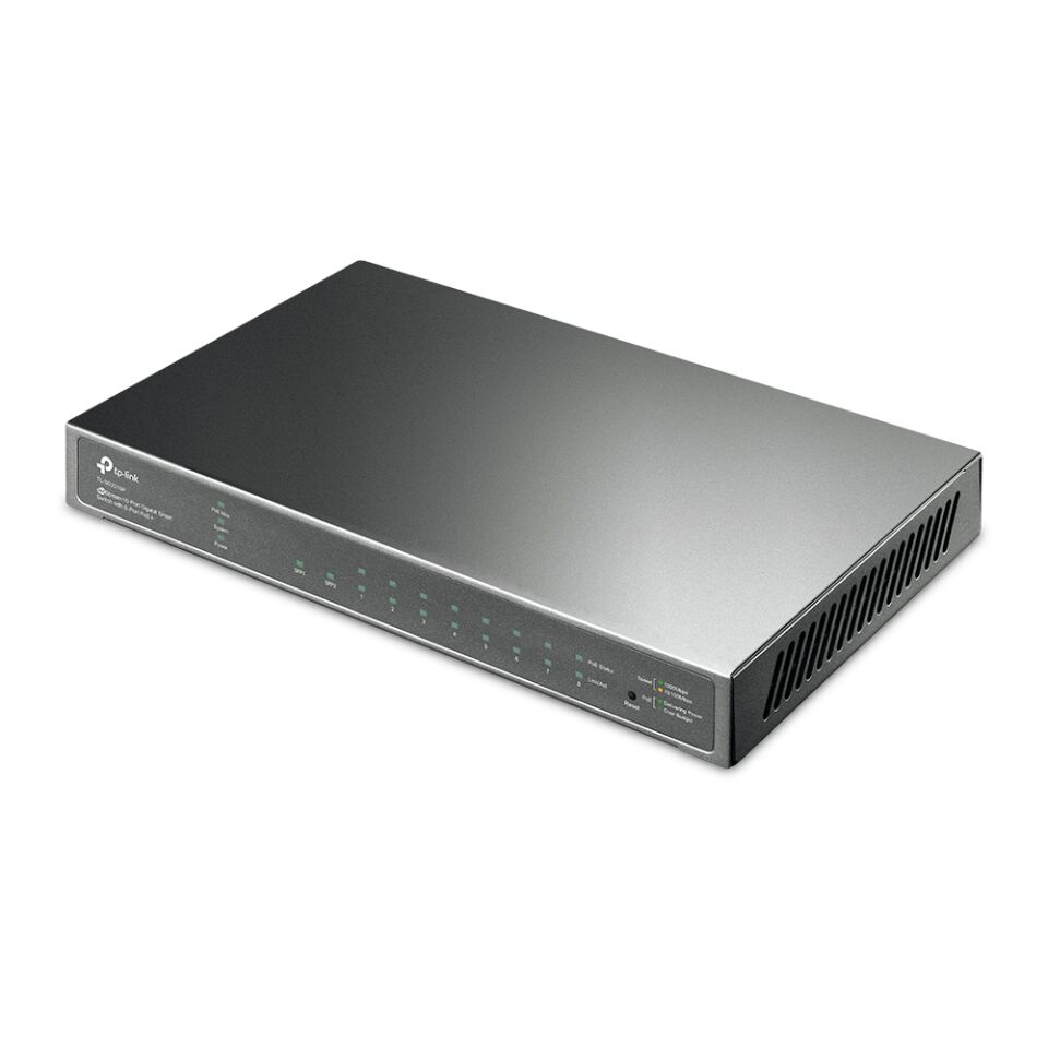 TP-LİNK GİGABİT 8 PORT POE SWİTCH +2 SFP SLOT